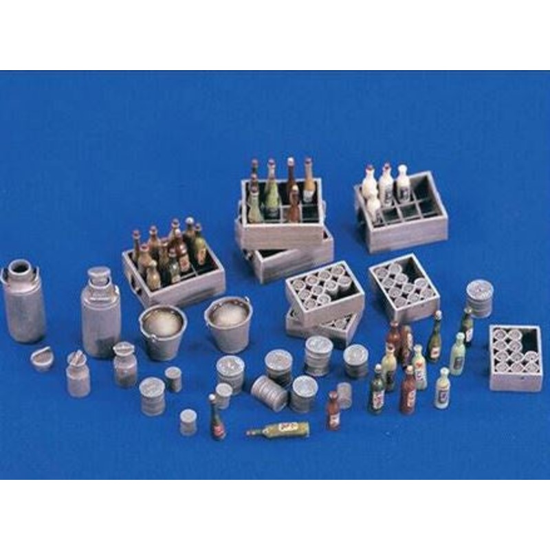 VP 1:35 Bottles, Grates & Cans Resin Set