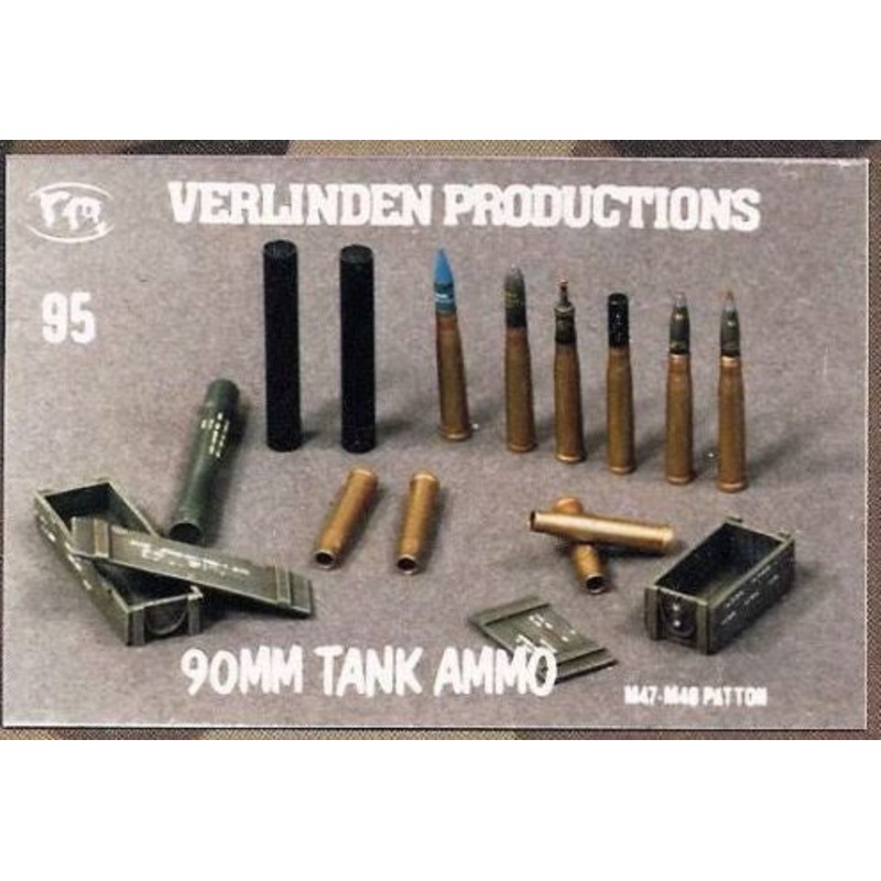 VP 1:35 M47-M48 Patton 90mm Tank Ammo Resin Set
