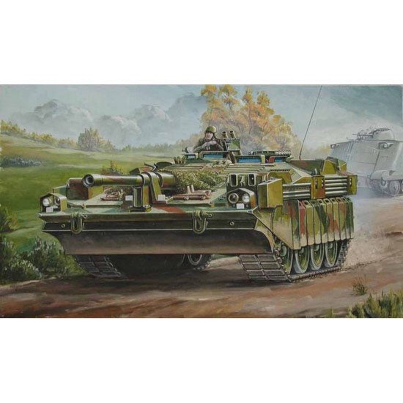 *Damaged, Extras* Trumpeter 1:35 Sweden Strv 103C MBT (LW)