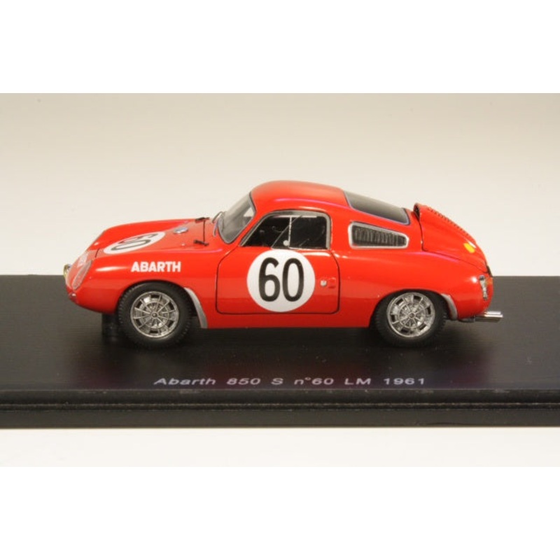 Spark 1:43 Abarth 850 S #60 Le Mans 1961 Denny Hulme