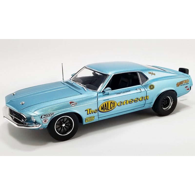 Acme 1:18 1969 Ford Mustang 429 Malco Gasser Drag Outlaws
