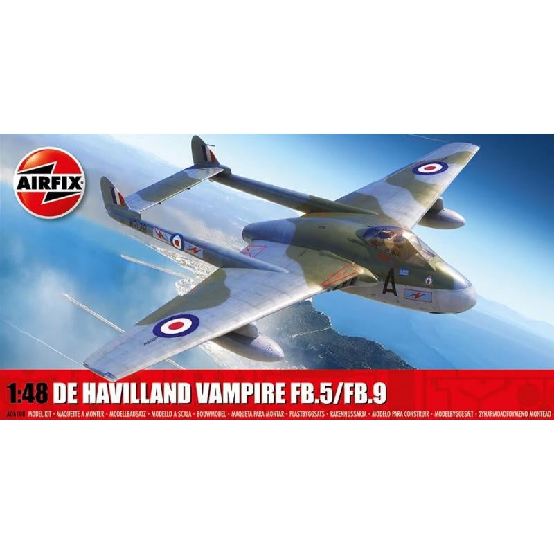 Airfix 1:48 De Havilland Vampire FB5/FB9