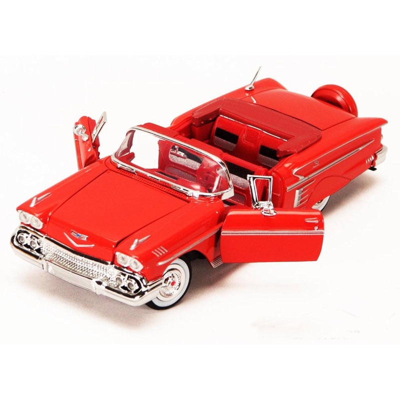 Motormax 1:24 Chev Impala Convert (Red)