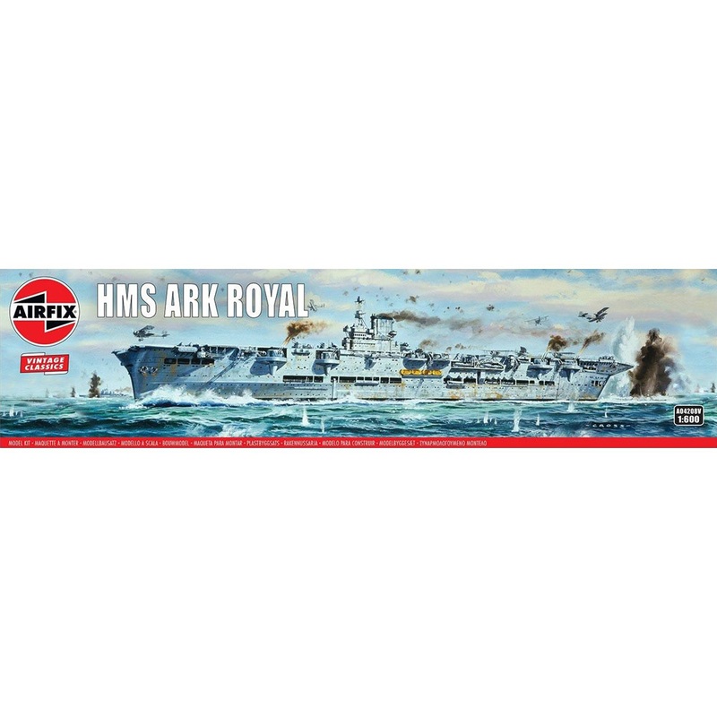 Airfix 1/600 HMS Ark Royal Plastic Model Kit