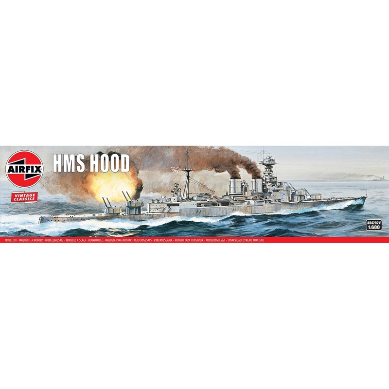 Airfix 1/600 HMS Hood Plastic Model Kit