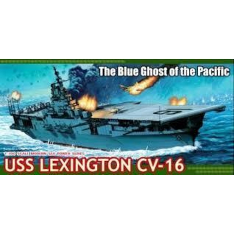 Dragon 1/700 U.S.S. Lexington CV-16 Plastic Model Kit DR7051