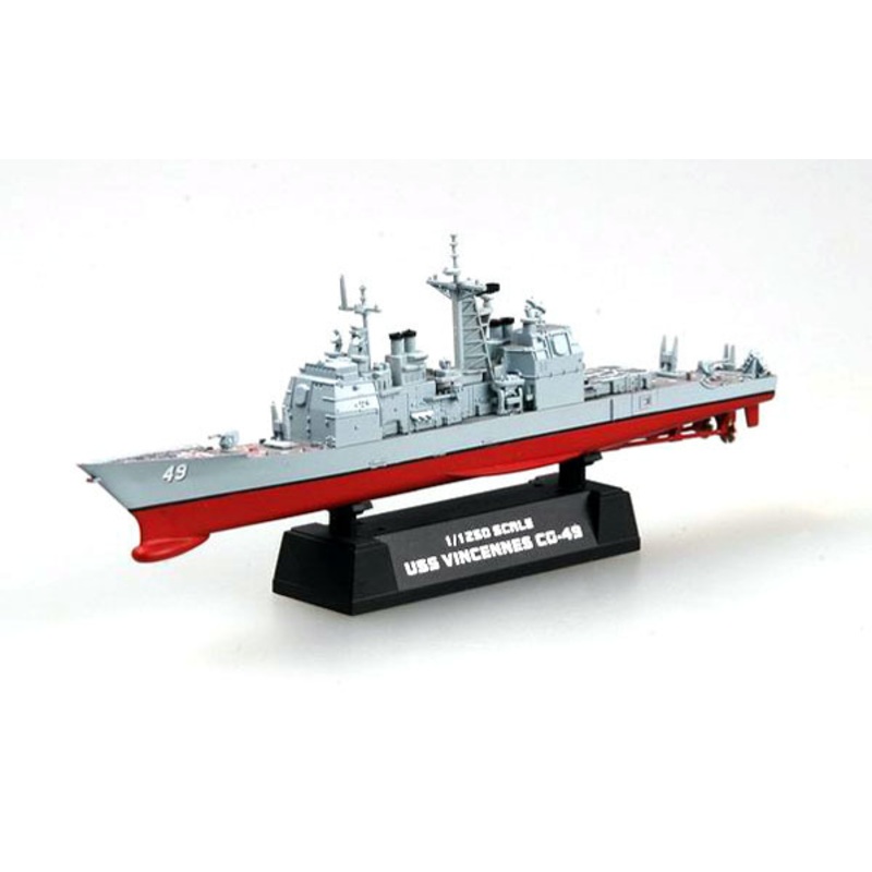 Easy Model 1/1250 Warship – USS CG-49 Vincennes Cruiser Assembled Model