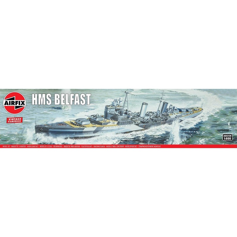 Airfix 1/600 HMS Belfast Plastic Model Kit