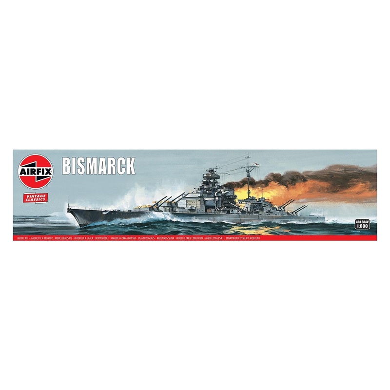 Airfix 1/600 Bismarck Plastic Model Kit