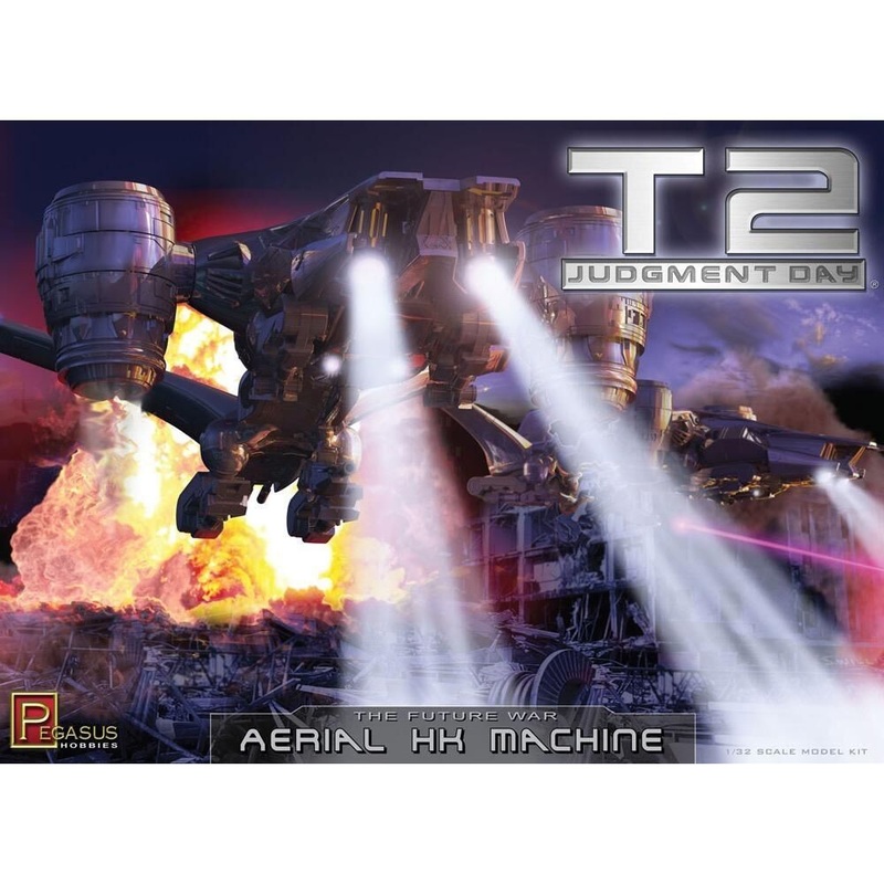[Scratch and Dent] Pegasus 1/32 Terminator 2 Aerial Hunter Killer Machine Plastic Model Kit