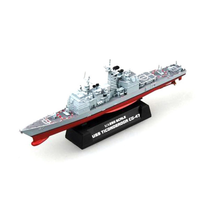 Easy Model 1/1250 Warship – USS CG-47 Ticonderoga Cruiser Assembled Model