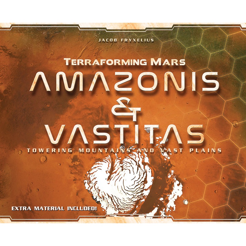 Amazonis & Vastitas (Terraforming Mars): towering mountains & vast plains