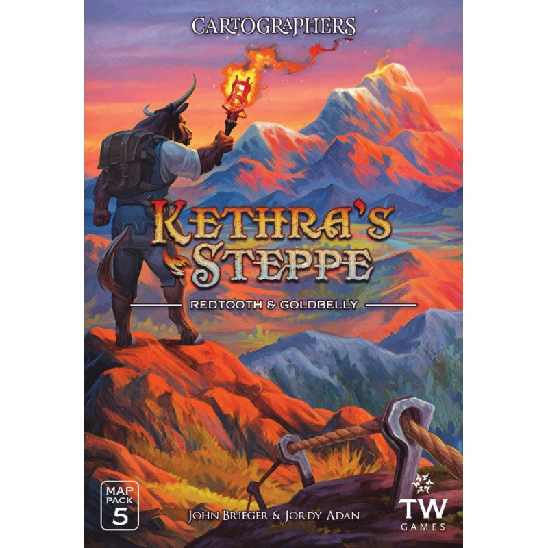 Cartographers: Map Pack 5: Kethra’s Steppe: Redtooth & Goldbelly