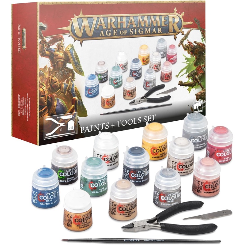 Warhammer Age of Sigmar: Paints & Tools Set