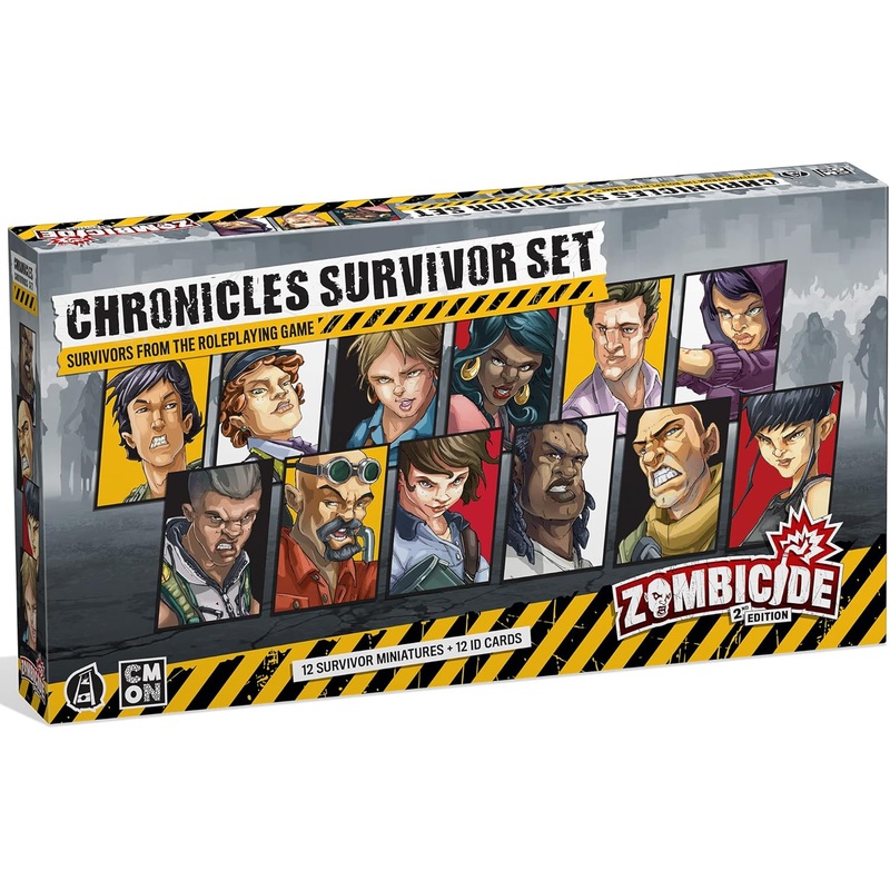 Zombicide 2d ed. Chronicles Survivors: 12 Survivor Miniatures