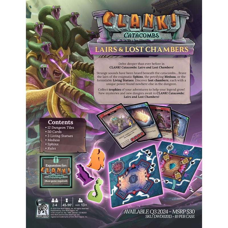 Clank!  Catacombs –  Lairs & Lost Chambers