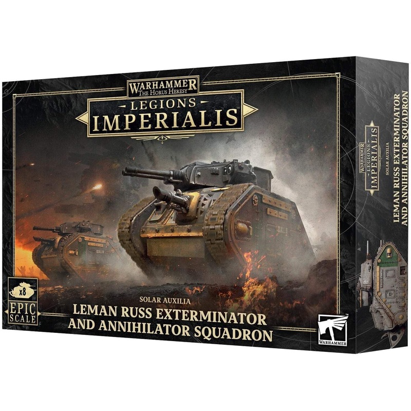 Warhammer Legions Imperialis – Leman Russ Exterminator & Annhilator Squadron