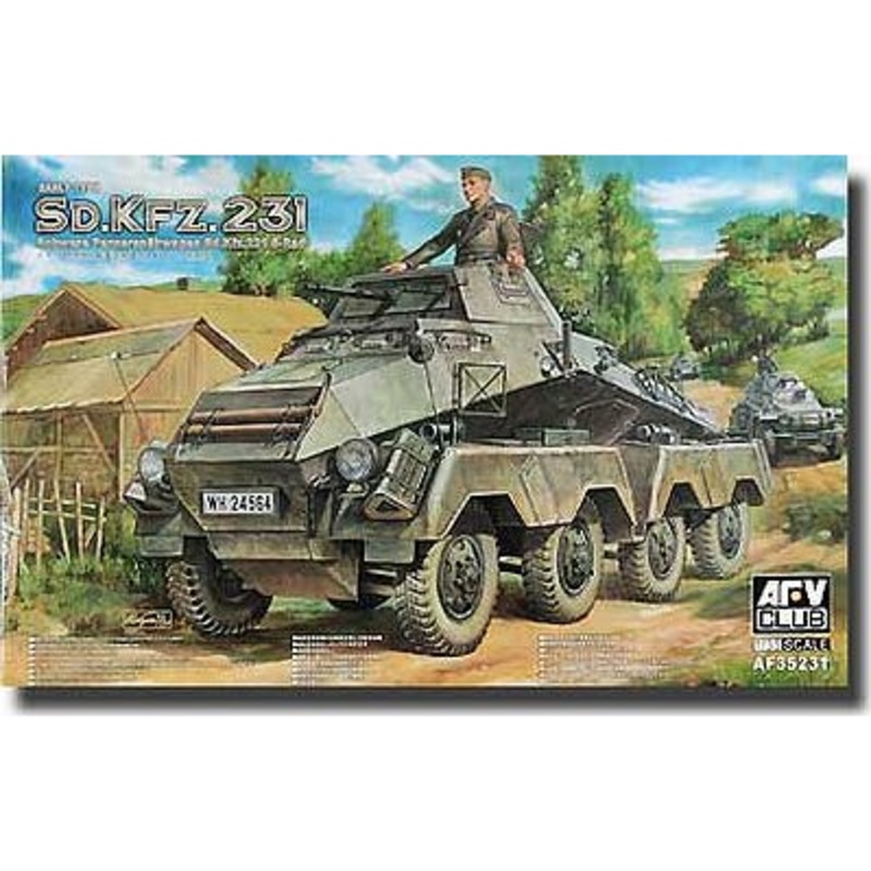 AFV Club 1/35 German Sd.Kfz. 231 Schwerer Panzersphwagen Plastic Model Kit [AF35231]
