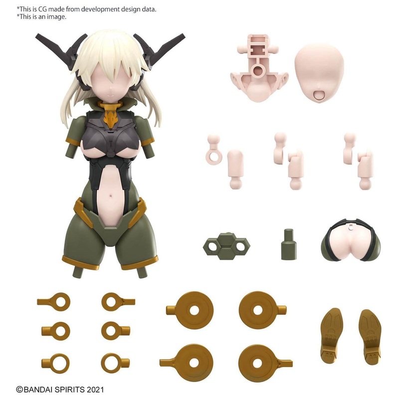 BANDAI 30MS OPTION PARTS SET 13 (TACTICAL COSTUME) [COLOR B]