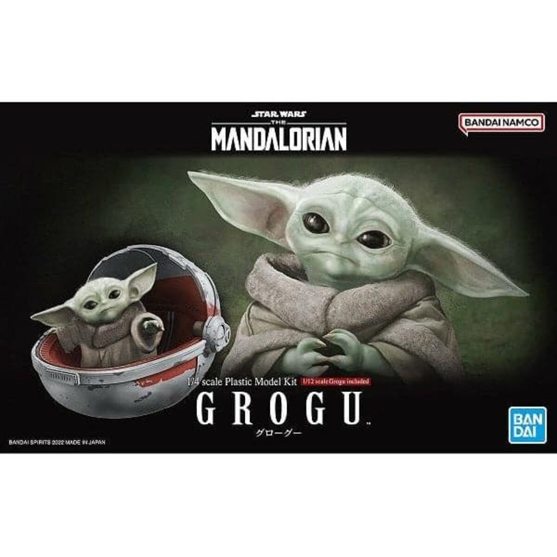 BANDAI 1/4 Star Wars The Mandalorian Grogu (Includes 1/12 Grogu)