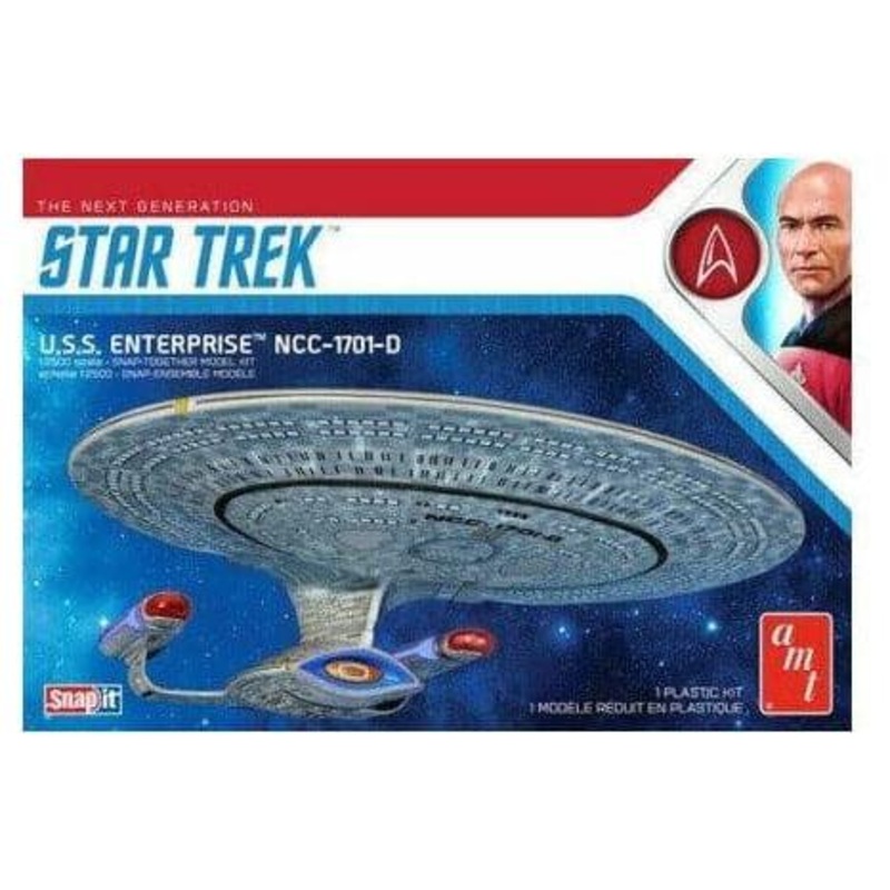 AMT 1/2500 Star Trek USS Enterprise NCC-1701 D 2T (Snap)