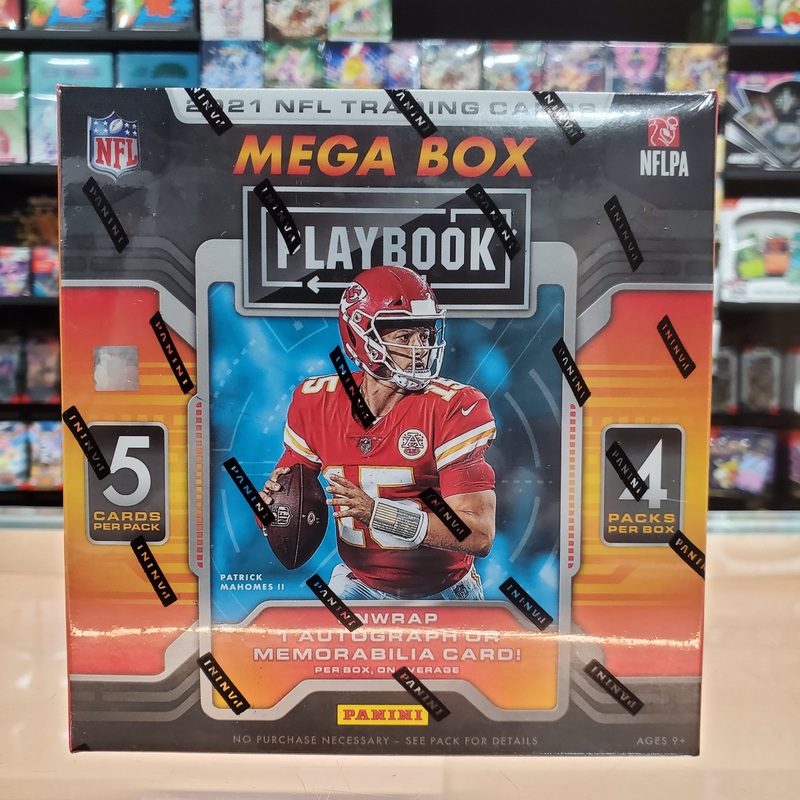 2021 Playbook Football Mega Box (Orange Parallels)