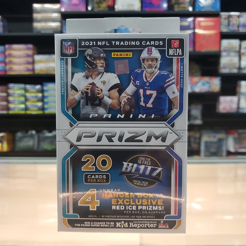 2021 Prizm Football Hanger Box (Red Ice Prizms)
