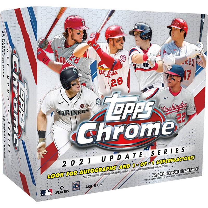 2021 Topps Chrome Update Baseball Mega Box