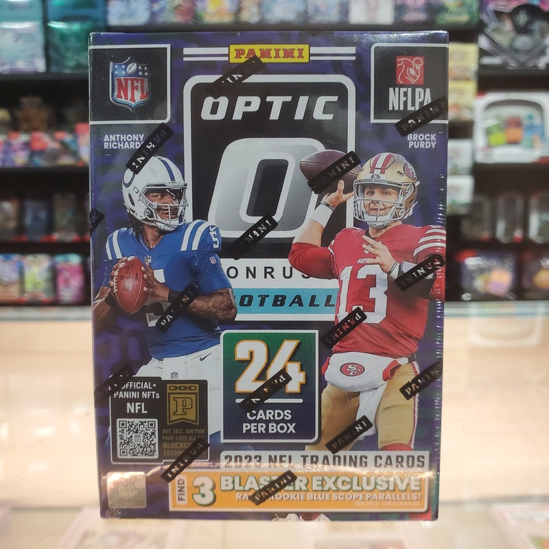 2023 Donruss Optic Football Hobby Blaster Box (Blue Scope Parallels)