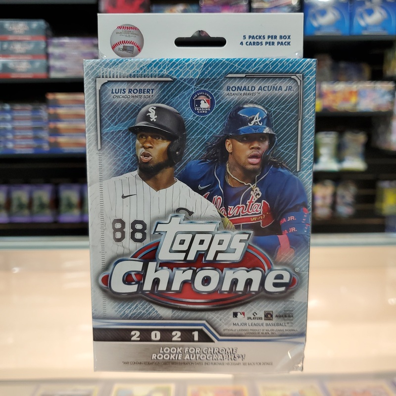 2021 Topps Chrome Baseball Hanger Box