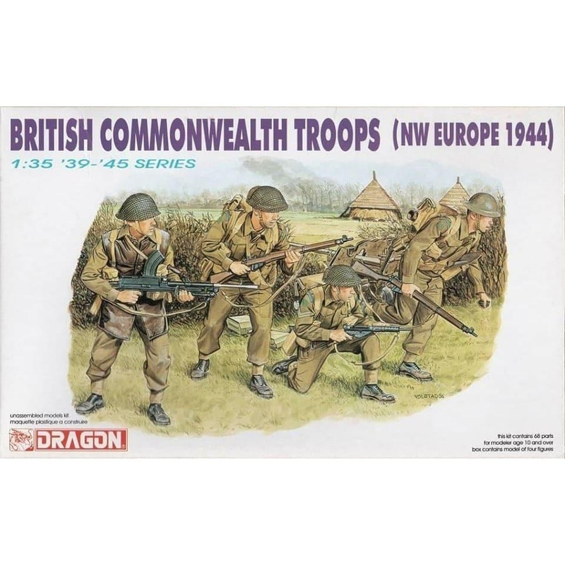 DRAGON 1/35 British Commonwealth Troops (NW Europe 1944)