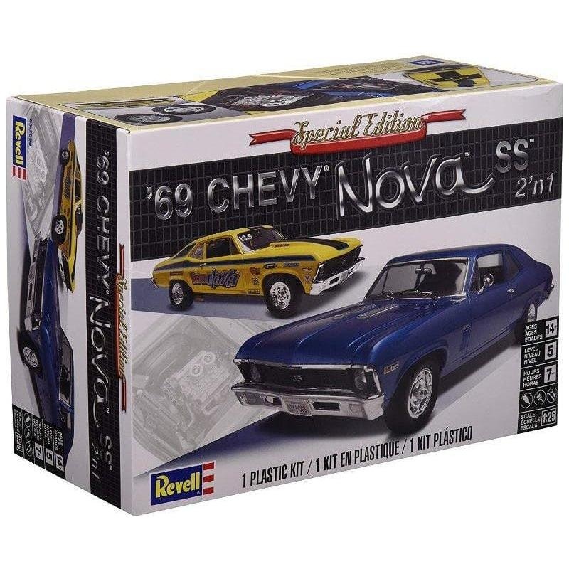 REVELL 1/25 ’69 Chevy Nova SS 2’n1