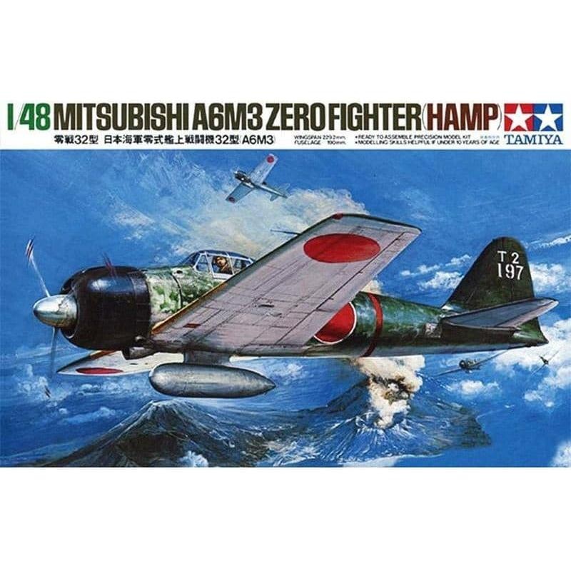 TAMIYA 1/48 Mitsubishi A6M3 Type 32 Zero Fighter (Hamp) Default