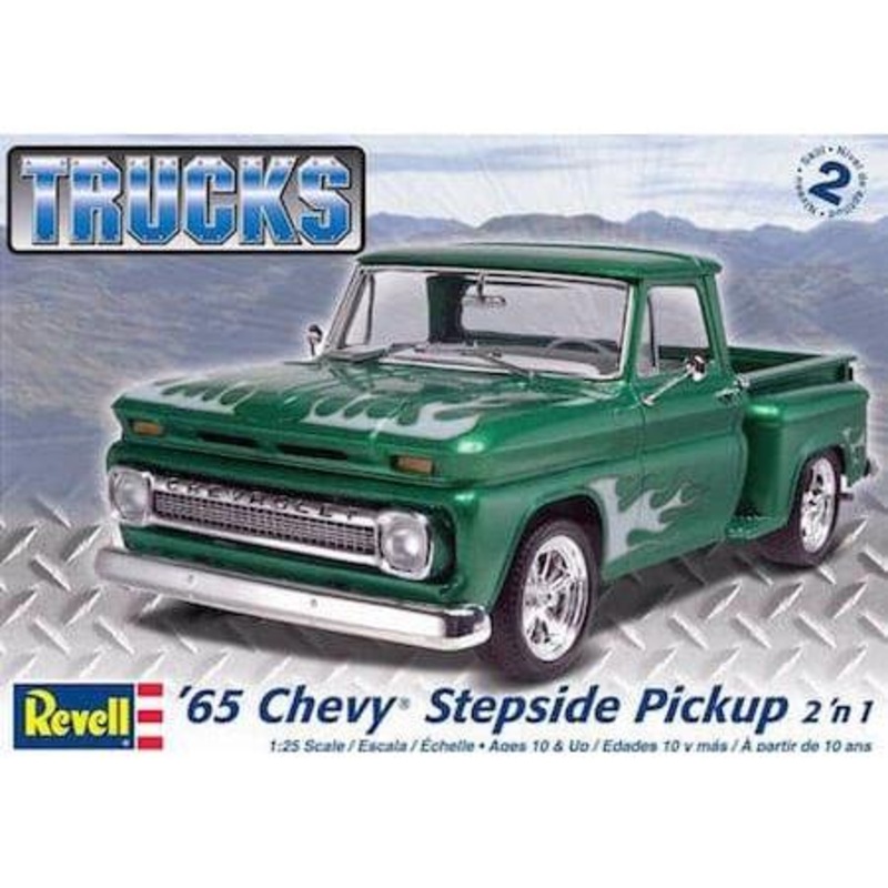 REVELL 1/25 ’65 Chevy Stepside Pickup 2 ‘n 1
