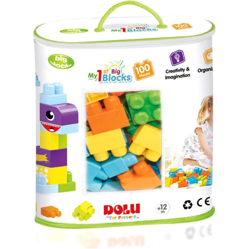 **SALE** DOLU 50209 MY FIRST BIG BLOCKS 100 PIECE BAG
