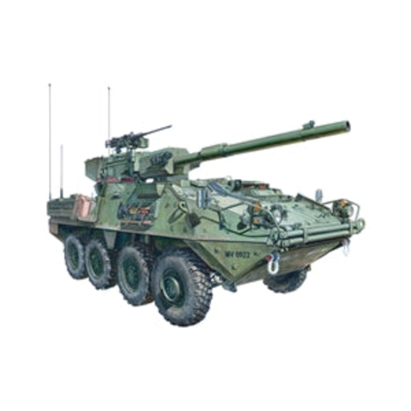 AFV CLUB AF35128  STRYKER M1128 MGS MOBILE GUN SYSTEM   1/35 SCALE