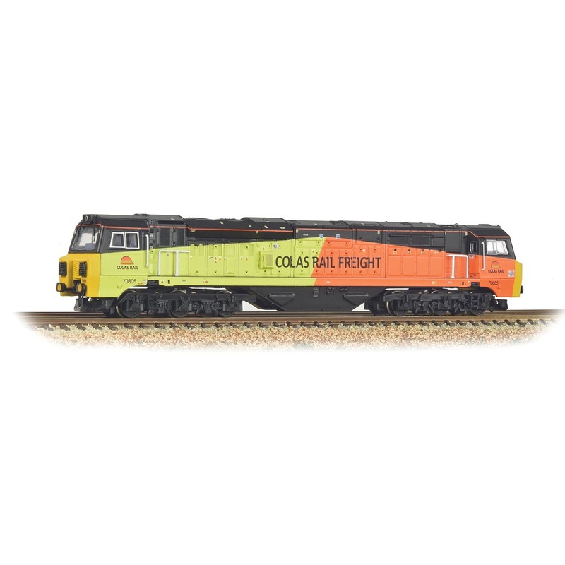 GRAHAM FARISH 371-641  CLASS 70 70805 COLAS  N GAUGE