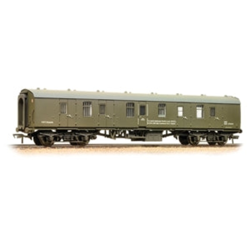 BACHMANN 39-186 BR MK1 BG FULL BRAKE DEPARTMENTAL OLIVE GREEN WEATHERED
