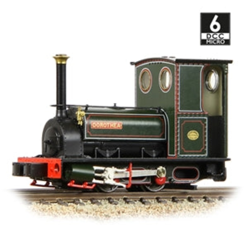 BACHMANN 391-053 Quarry Hunslet 0-4-0 Tank ‘Dorothea’ Dorothea Quarry Lined Green  OO9 SCALE