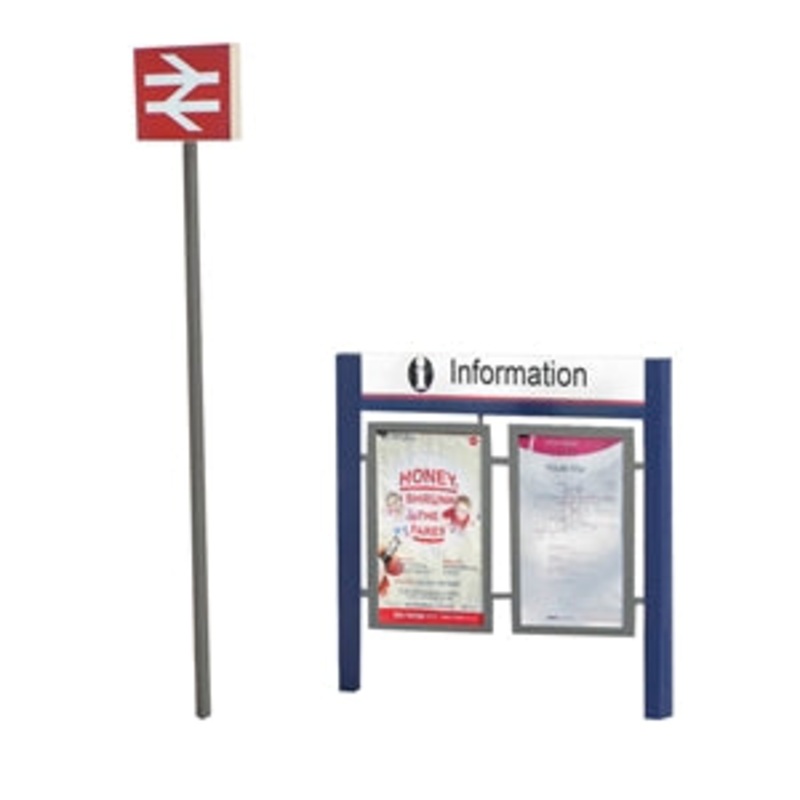 BACHMANN 44-548 STATION SIGNAGE SET