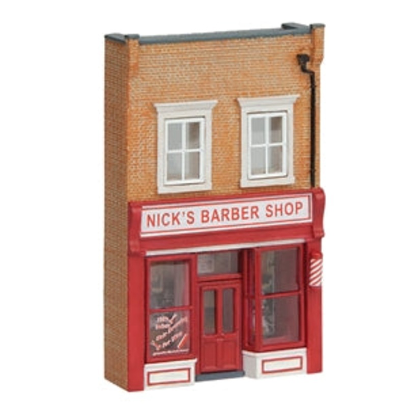 GRAHAM FARISH  SCENECRAFT 42-263 LOW RELIEF NICK’S BARBER SHOP