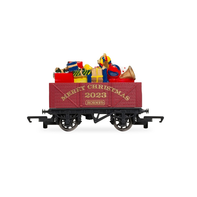 HORNBY R60082 7 PLANK WAGON CHRISTMAS 2023