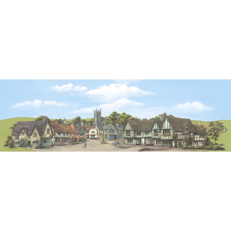 PECO SCENE BACKGROUNDS SK-16 TOWN