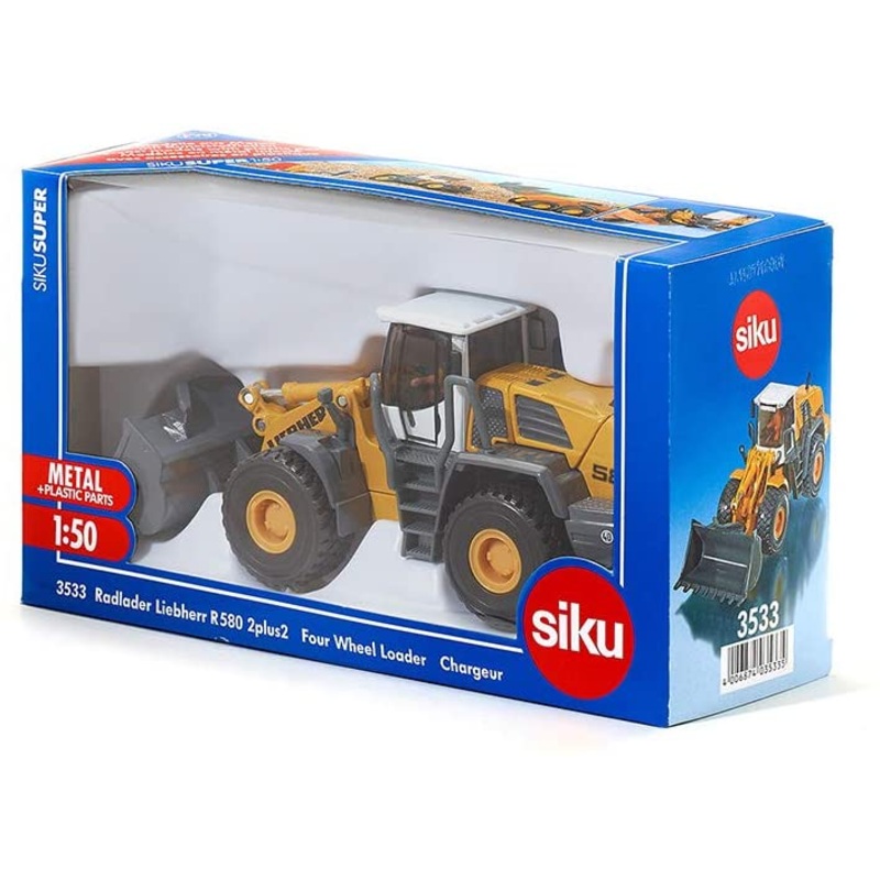 SIKU 3533 LIEBHERR R580 FOUR WHEEL LOADER 1:50 SCALE