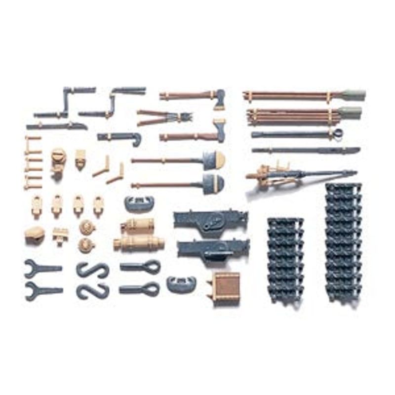 TAMIYA 35185 PANZERKAMPFWAGON IV ON VEHICLE EQUIPMENT SET   1/35 SCALE