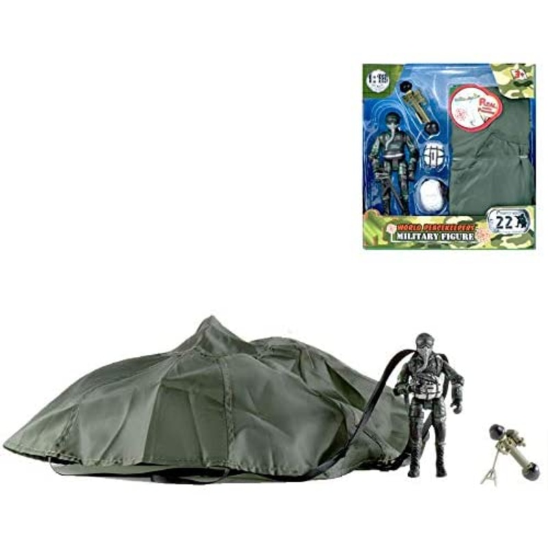 WORLD PEACEKEEPERS 72421 ACTION FIGURE WITH PARACHUTE