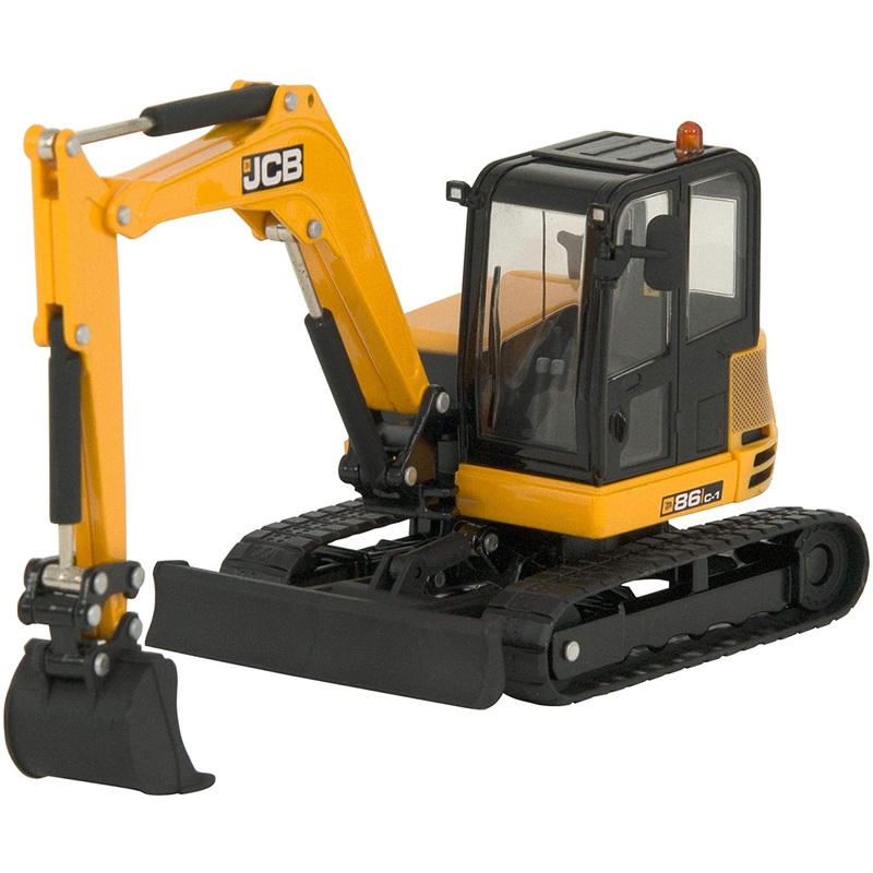 BRITAINS 43013 JCB MIDI EXCAVATOR 86C-1 1:32 SCALE