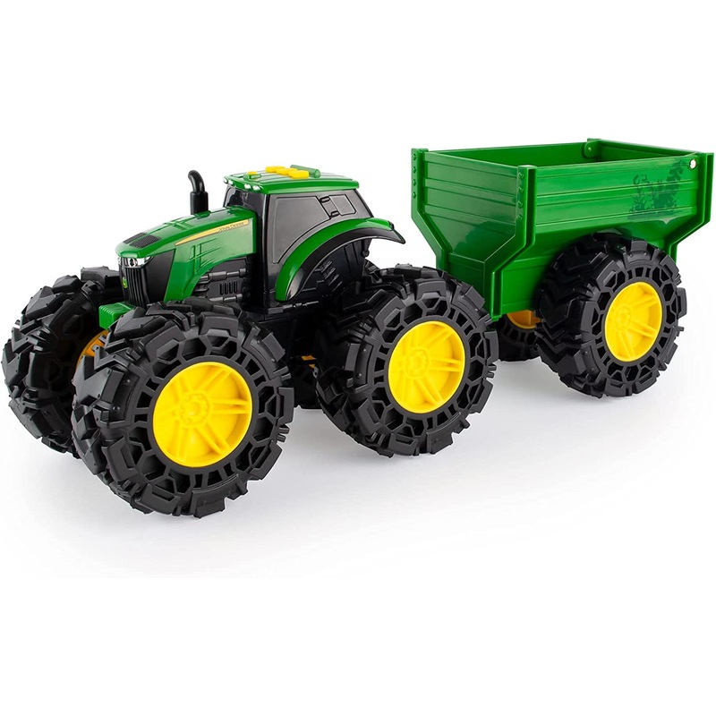 BRITAINS 47353 JOHN DEERE MONSTER TREADS TRACTOR WITH WAGON