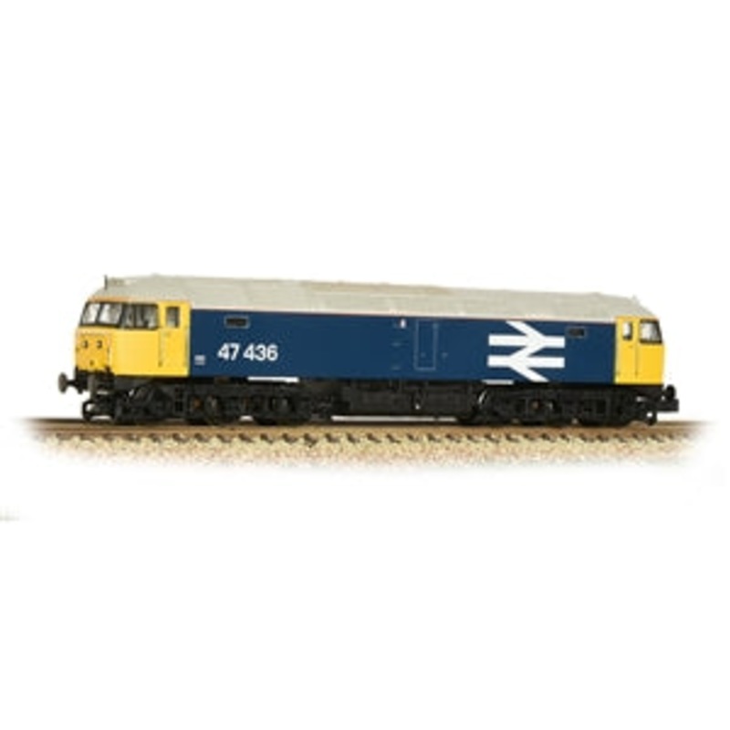 GRAHAM FARISH 372-250 CLASS 47/4 47436 BR BLUE LARGE LOGO