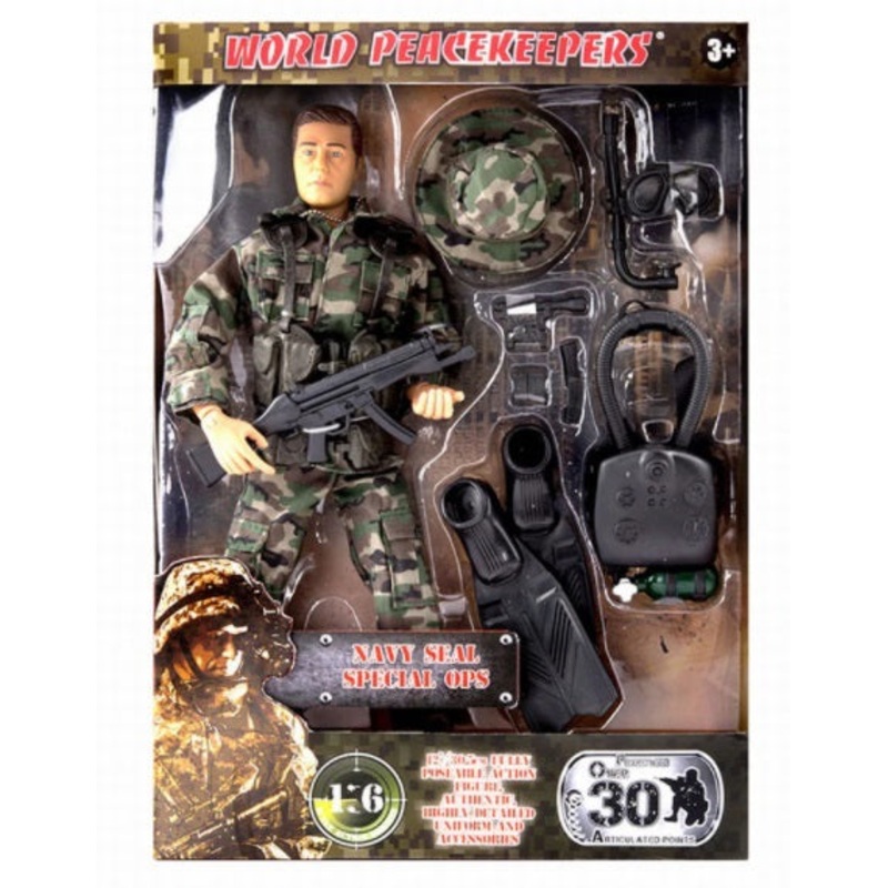 WORLD PEACEKEEPERS 90200 LARGE SOLDIER (FIGURE DESIGNS VARY)